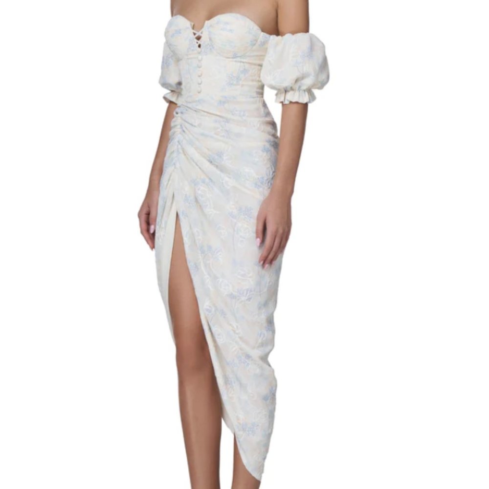 Adeirlina Dress Forget-Me-Not II Midi Dress NWT - Medium